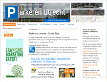 Tablet Screenshot of parkeren-utrecht.nl